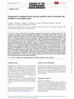 Management of esophageal atresia and early predictive factors of mortality and morbidity in a developing country Cover Page