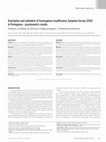 Research paper thumbnail of Translation and validation of Convergence Insufficiency Symptom Survey (CISS) to Portuguese - psychometric results