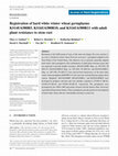 Research paper thumbnail of Registration of hard white winter wheat germplasms KS14U6380R5, KS16U6380R10, and KS16U6380R11 with adult plant resistance to stem rust