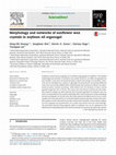 Research paper thumbnail of Morphology and networks of sunflower wax crystals in soybean oil organogel