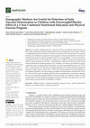 Research paper thumbnail of Sonographic Markers Are Useful for Detection of Early Vascular Deterioration in Children with Overweight/Obesity: Effect of a 1-Year Combined Nutritional Education and Physical Exercise Program