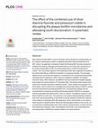 The effect of the combined use of silver diamine fluoride and potassium iodide in disrupting the plaque biofilm microbiome and alleviating tooth discoloration: A systematic review Cover Page