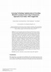 Assessing Technology Sophistication in Providing Blended Learning System Using Technometric Approach (Case Study: SMA Unggul Del) Cover Page