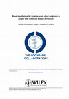 Research paper thumbnail of Blood transfusions for treating acute chest syndrome in people with sickle cell disease