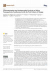 Research paper thumbnail of Characterization and antimicrobial activity of natural isolate Lactococcus lactis subsp. lactis BGSM1-19