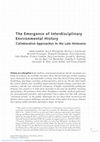 The Emergence of Interdisciplinary Environmental History Collaborative Approaches to the Late Holocene Cover Page