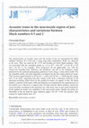 Acoustic tones in the near-nozzle region of jets: characteristics and variations between Mach numbers 0.5 and 2 Cover Page