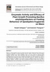 Enzymatic Activity and Efficacy of Plant Growth Promoting Bacillus amyloliquefaciens on Feeding Behaviour of Spodoptera frugiperda on Maize Cover Page