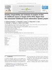 Quality, comparability and methods of analysis of data on childhood cancer in Europe (1978–1997): Report from the Automated Childhood Cancer Information System project Cover Page