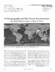 Abstract: 3D Paleogeographic and Plate Tectonic Reconstructions: the PALEOMAP Project is Back in Town Cover Page