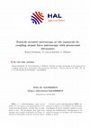 Research paper thumbnail of Towards acoustic microscopy at the nanoscale by coupling atomic force microscopy with picosecond ultrasonics