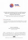 Research paper thumbnail of In depth characterization of Ge-Si core-shell nanowires using X-ray coherent diffraction and time resolved pump-probe spectroscopy