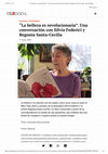 "La belleza es revolucionaria". Una conversación con Silvia Federici y Begonia Santa-Cecilia -Pie de Página Cover Page