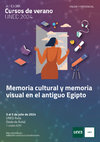 Memoria cultural y memoria visual en el antiguo Egipto (2024) Curso presencial y online (3-5 julio 2024) Cover Page