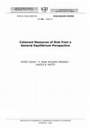 Research paper thumbnail of Coherent Measures of Risk from a General Equilibrium Perspective