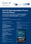 The EU’s Spitzenkandidaten Process. Fit for the Future?, Europa Experience, Roma, 20 maggio 2024, ore 17 Cover Page