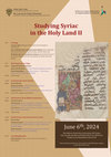 Studying Syriac in the Holy Land II Cover Page