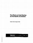 The Effects of Cost Sharing on the Health of Children Cover Page