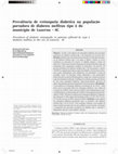 Research paper thumbnail of Prevalência de retinopatia diabética na população portadora de diabetes mellitus tipo 2 do município de Luzerna - SC