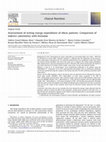 Assessement of resting energy expenditure of obese patients: Comparison of indirect calorimetry with formulae Cover Page