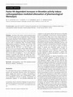 Research paper thumbnail of Factor XII‐dependent increases in thrombin activity induce carboxypeptidase‐mediated attenuation of pharmacological fibrinolysis