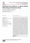 Research paper thumbnail of Evaluating the Influence of Social Media Advertising on E-Commerce Sales