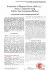 Preparation of Magneto Electric (Bafe12o19 / Bifeo3) Composites using Sol-Gel Auto Combustion Method Cover Page