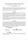 A new cavity ring-down topology for remote sensing Cover Page