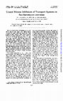 Uranyl Nitrate Inhibition of Transport Systems in Saccharomyces cerevisiae Cover Page