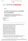 Research paper thumbnail of A mídia corporativa e a sociedade dos sonâmbulos