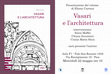 Research paper thumbnail of Presentazione volume "Vasari e l'architettura"