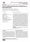 Research paper thumbnail of Factors Influencing Consumer Satisfaction on Social Networks