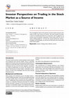 Research paper thumbnail of Investor Perspectives on Trading in the Stock Market as a Source of Income