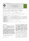 Research paper thumbnail of A new and efficient method for the synthesis of pyrazolo[3,4-d] pyrimidines catalyzed by iodine