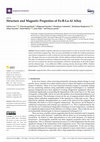 Research paper thumbnail of Structure and Magnetic Properties of Fe-B-La-Al Alloy