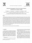 Research paper thumbnail of Structure and properties of the Si3N4 nitride ceramics with hard wear resistant coatings