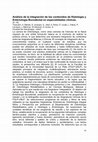 Research paper thumbnail of Análisis de la integración de los contenidos de Histología y Embriología Bucodental en especialidades clínicas