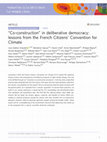 Research paper thumbnail of “Co-construction” in deliberative democracy: lessons from the French Citizens’ Convention for Climate