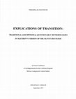 Research paper thumbnail of Explications of Transition: Traditional Assumptions & Questionable Methodologies In Matthew's Version of the Olivet Discourse by Jonathan Sedlak