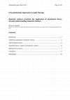 Domestic violence revisited the application of attachment theory Cover Page