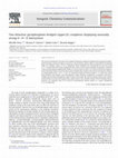 Research paper thumbnail of Two dinuclear pyrophosphate-bridged copper(II) complexes displaying unusually strong O\H\O interactions