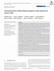 Research paper thumbnail of Characterization of alternating neurogenic motor patterns in mouse colon