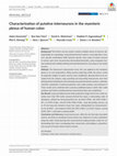 Research paper thumbnail of Characterization of putative interneurons in the myenteric plexus of human colon