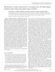 Research paper thumbnail of Measurement of strains experienced by viscerofugal nerve cell bodies during mechanosensitive firing using digital image correlation