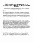 Research paper thumbnail of Use of prophylactic antibiotic in clean surgical cases--a prospective trial of various regimens