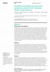 Research paper thumbnail of The Effects of Altitude on Concussion Incidence in the 2013-2017 National Hockey League Seasons