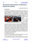 El comercio internacional tendencias y factores de impacto Cover Page