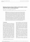 Research paper thumbnail of Modeling of ternary mixture of VOCs in photocatalytic oxidation reactor for indoor air quality application