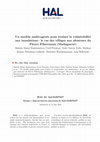 Assessing vulnerability to flooding using a multi-agent model: case of the villages around Fiherenana river (Madagascar) Cover Page