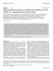 Monoclonal gammopathy of undetermined significance and COVID-19: a population-based cohort study Cover Page